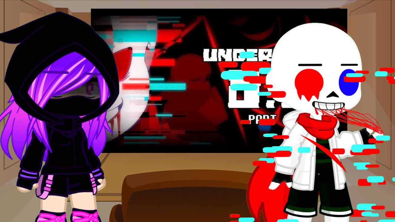Rainimator Friends React to Underverse 0.7 Part 2: Fatal Error Vs Cross and Ink