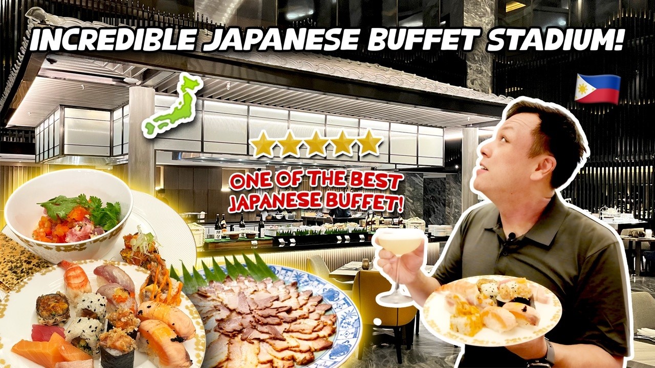ULTIMATE Japanese Buffet Arena!  Incredible - Highest Quality Sushi Buffet in Manila