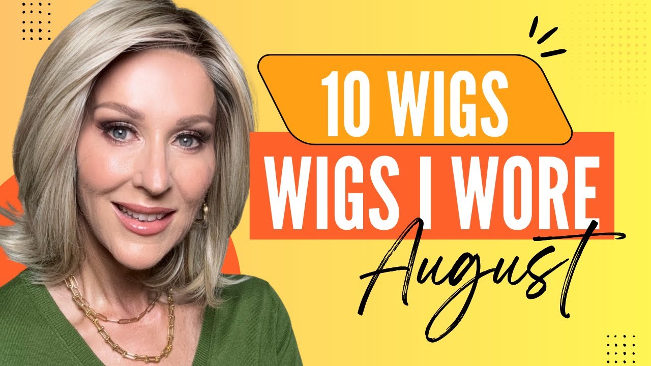 10 Wigs I Wore in August 2025 | Best Styles, Colors & Reviews | Discussion of Each Wig | #wigs