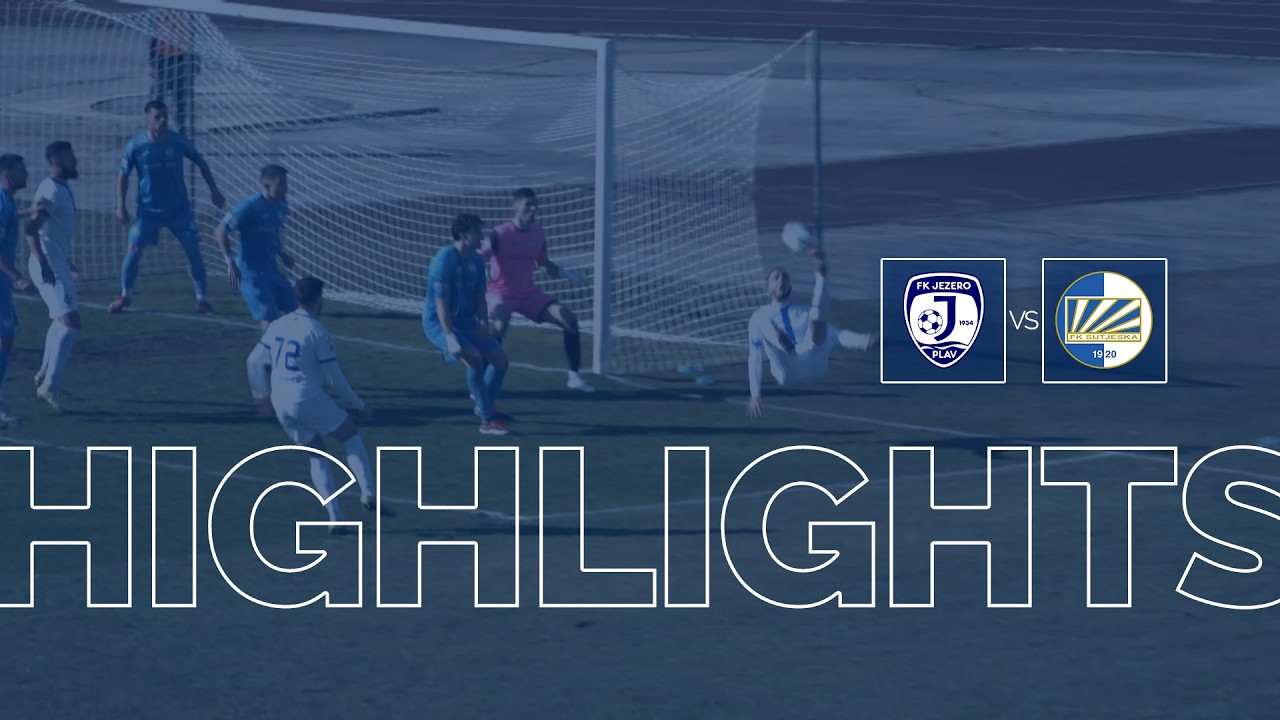 FK Jezero - FK Sutjeska 1:1 (1:1) (1.CFL 2025/2026 22/36)