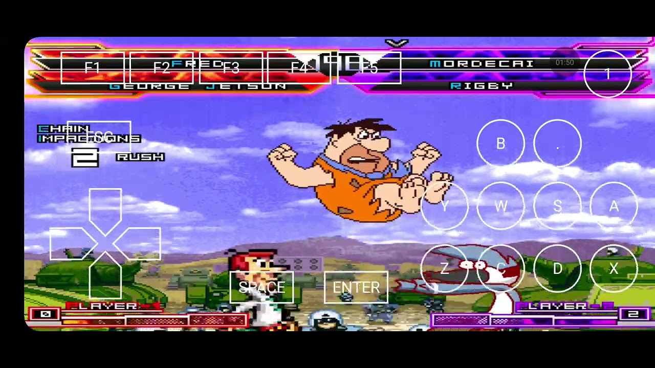 Request #106 | KOF Mugen TM | Fred & George Vs Mordecai & Rigby