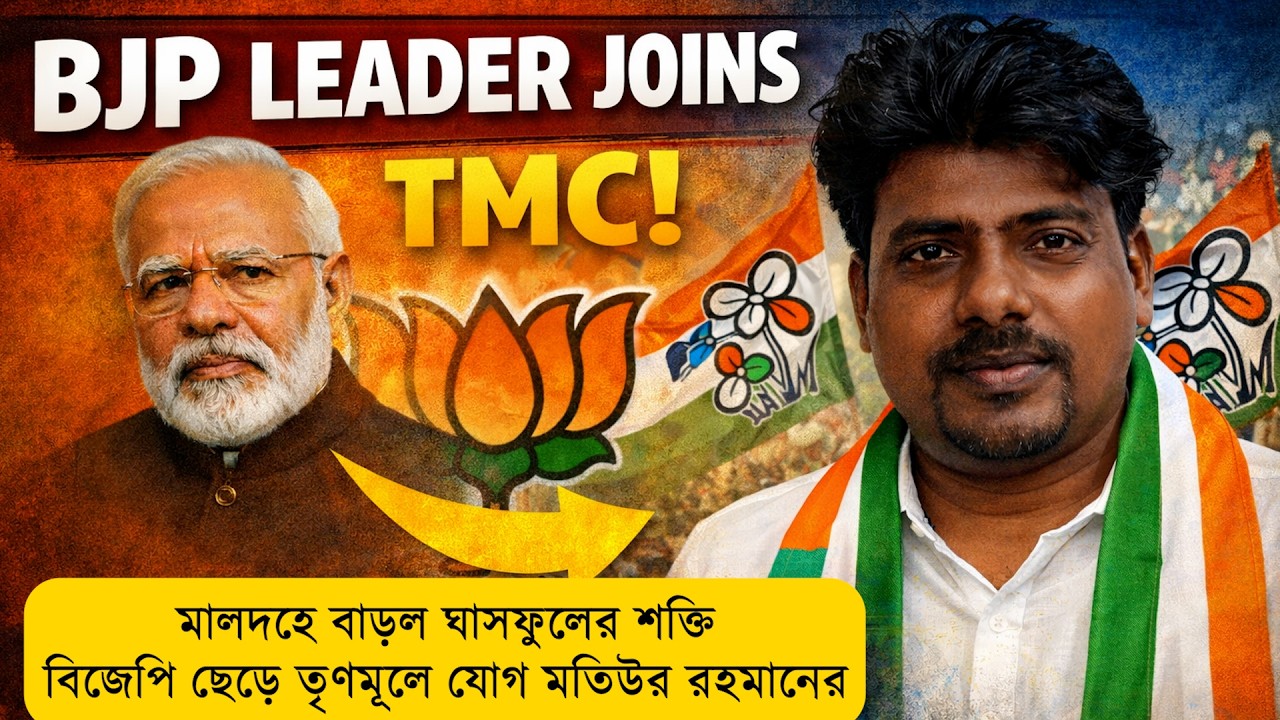 MATIUR RAHAMAN JOINS TMC l বিজেপি ছেড়ে তৃণমূলে! l বিজেপি ছেড়ে তৃণমূলে মতিউর রহমান