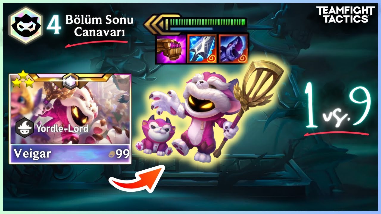 MANAZANE + KILÇIK ⭐⭐⭐ VEİGAR = 1vs9?! | SET 14 | OVERRATED TFT