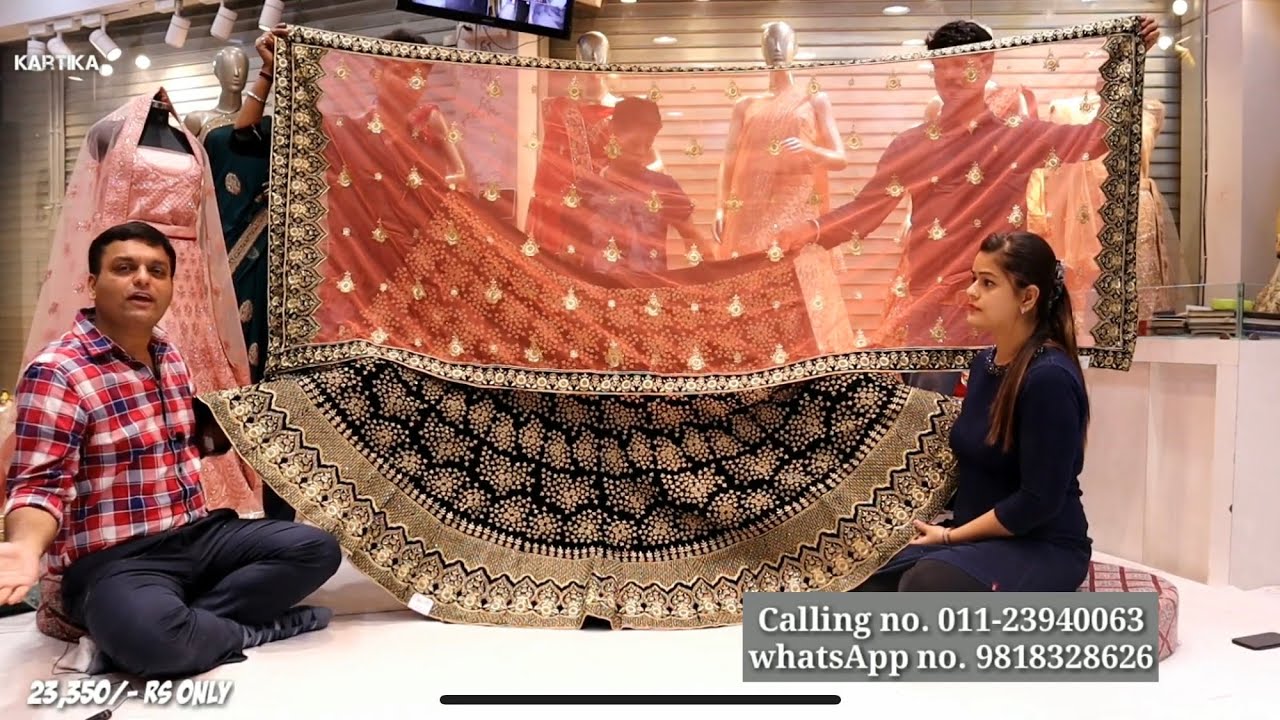 Designer lehenga Collection (इससे अच्छा और सस्ता कहीं नही मिलेगा) Chandni chowk Delhi