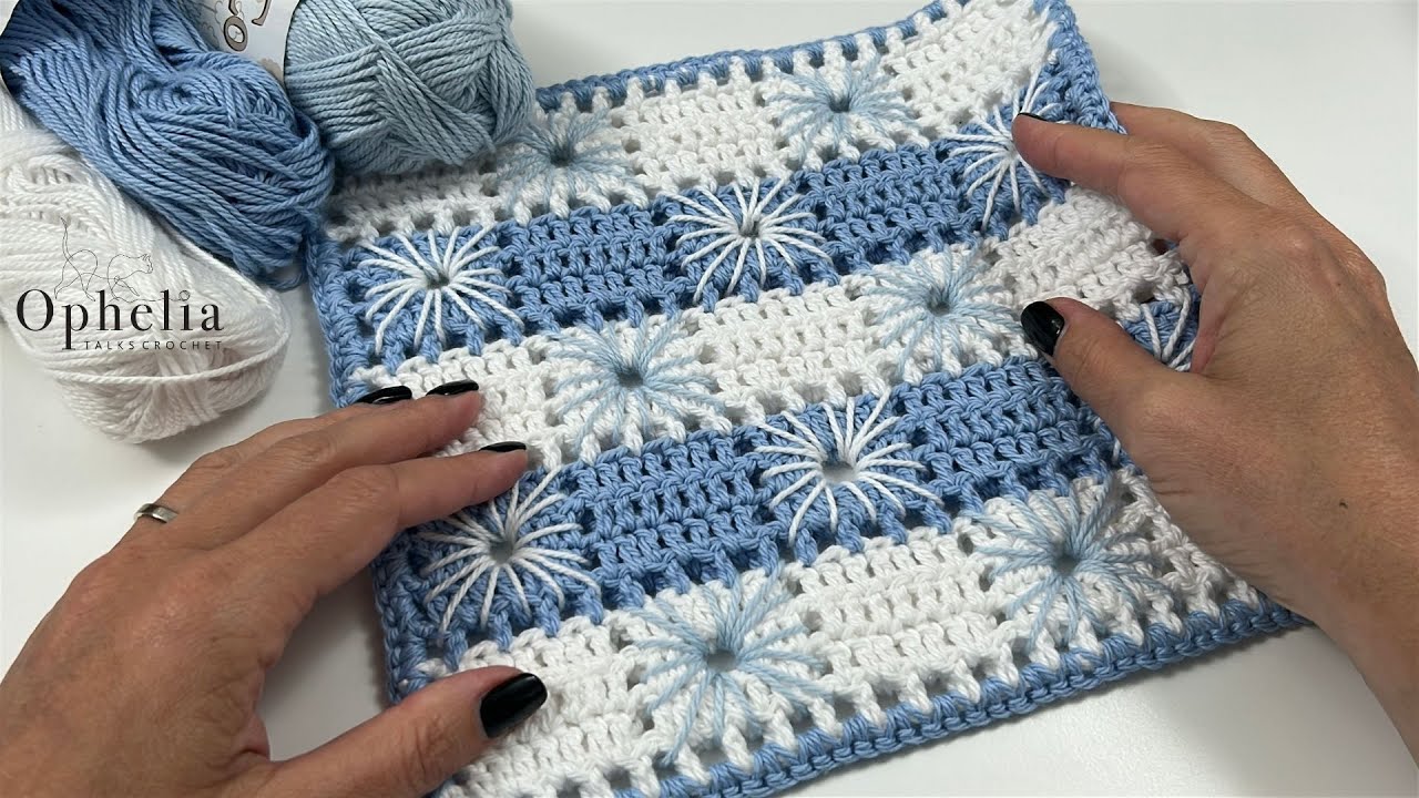 Crochet Coaster // Anna's Gingham Coaster