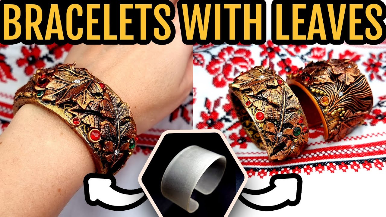 Amazing bracelet with leaves: 
