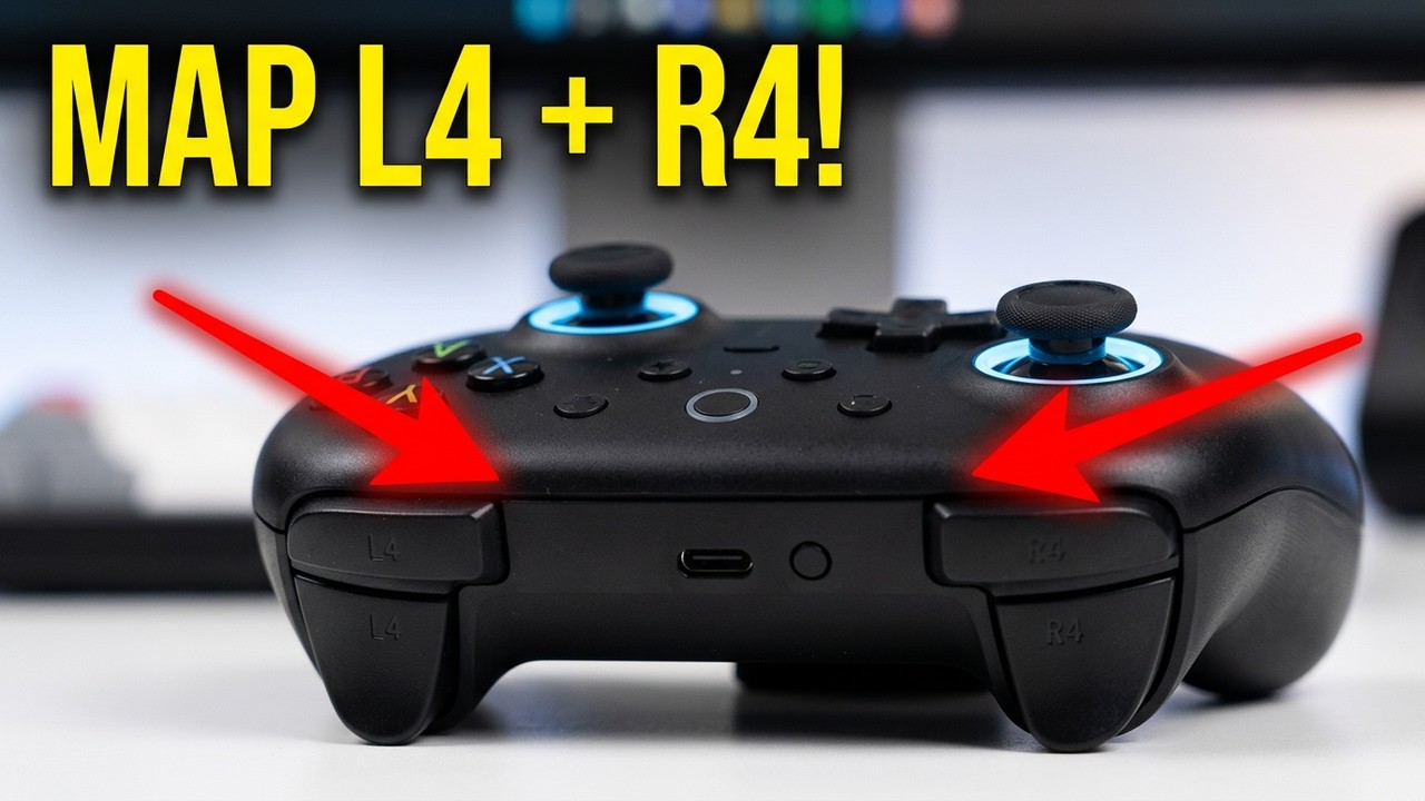 Как назначить кнопки L4 и R4 на 8BitDo Ultimate 2 | Пошаговая инструкция