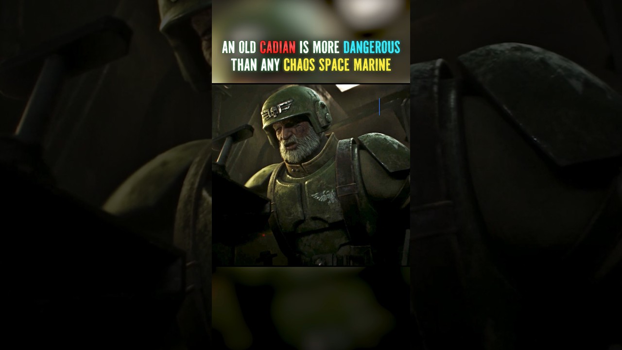 An Old Cadian vs Chaos Marine. 💀