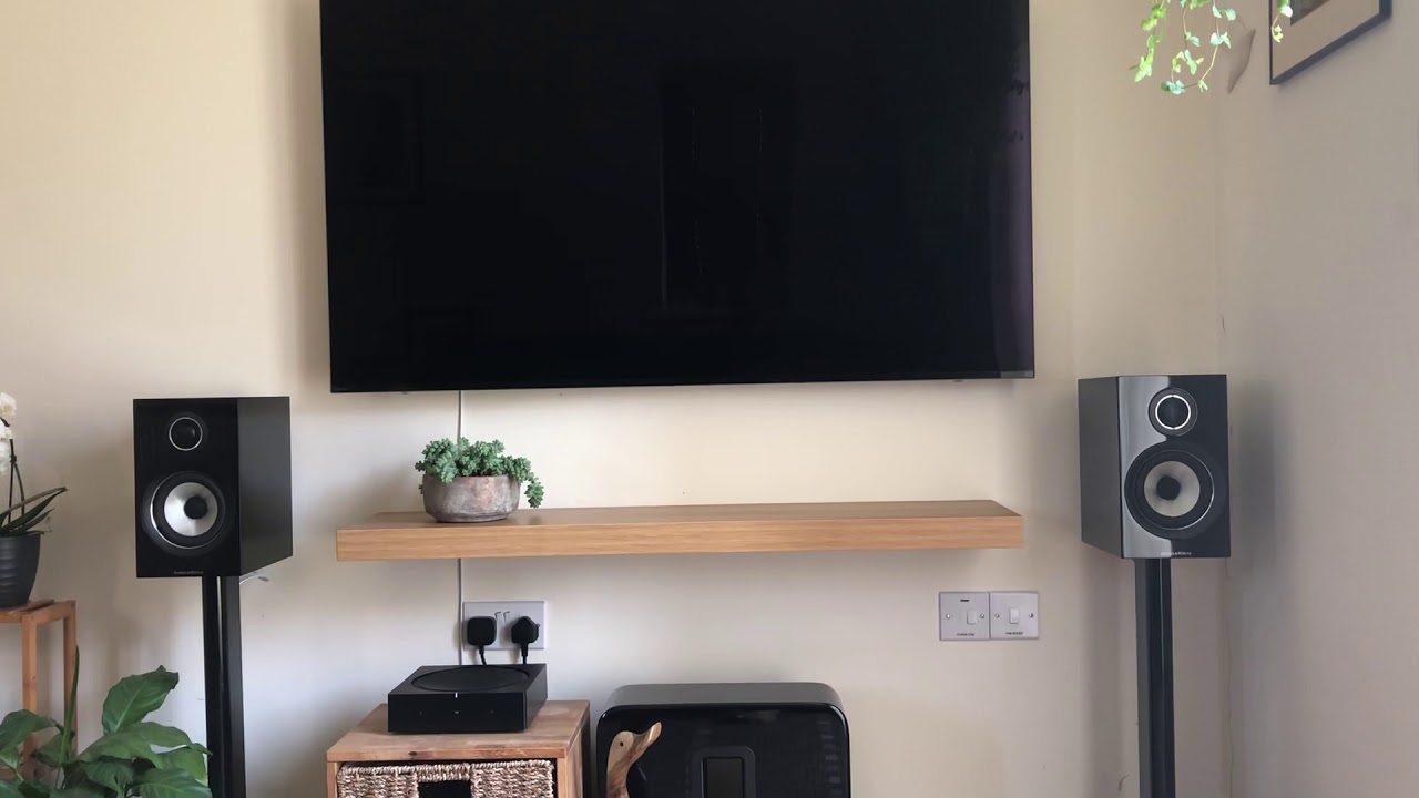 Bowers and Wilkins 707 S2 paired with Sonos Amp 2019 and Sub