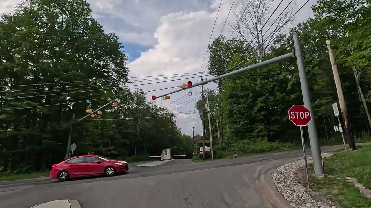 4K Driving from Lake Ariel Pennsylvania PA Wayne County to New York City NYC Queens Day Night ASMR