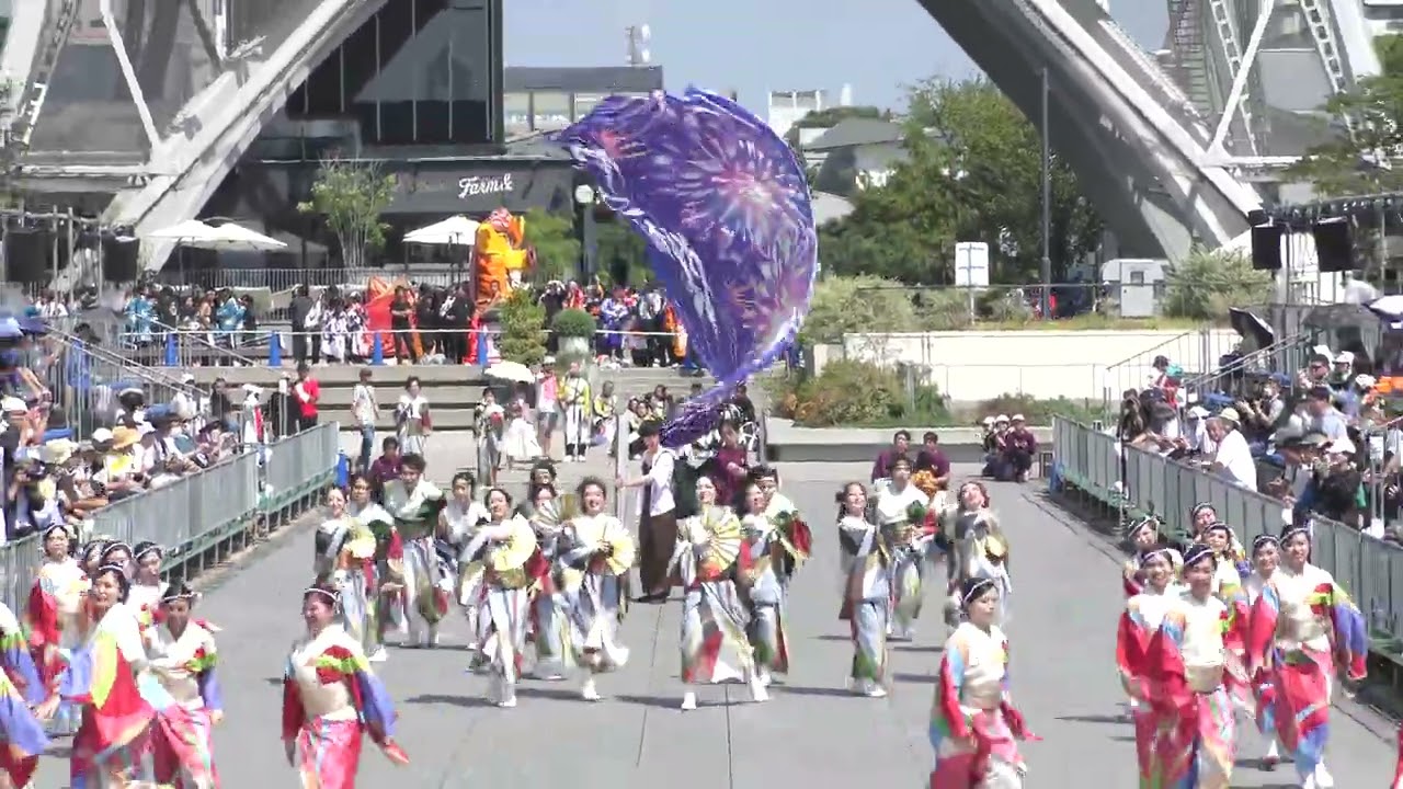 夜さり華 yosaribana 　第27回にっぽんど真ん中祭り テレビ塔パレード会場審査演舞