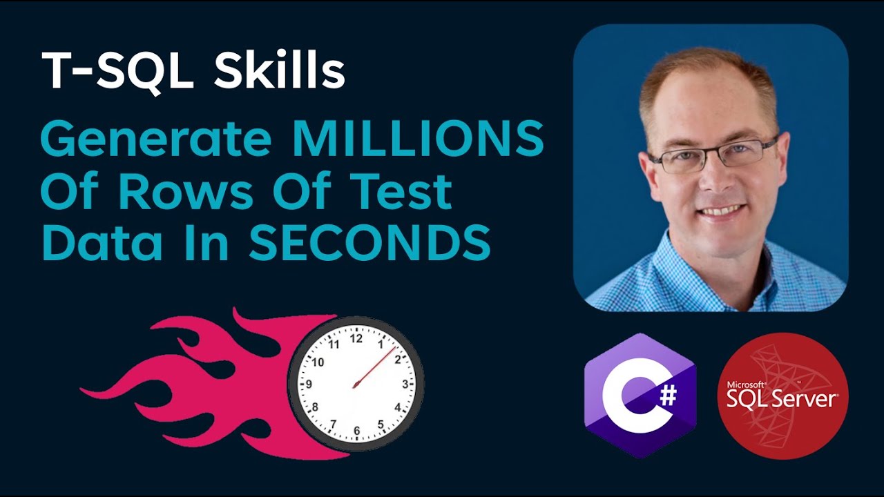 T-SQL Skills: Loading Millions Of Rows Of Test Data In Seconds