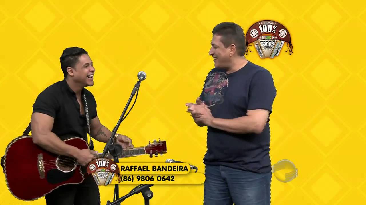 100% Forró: Rafael Bandeira mostra todo seu talento no Estúdio