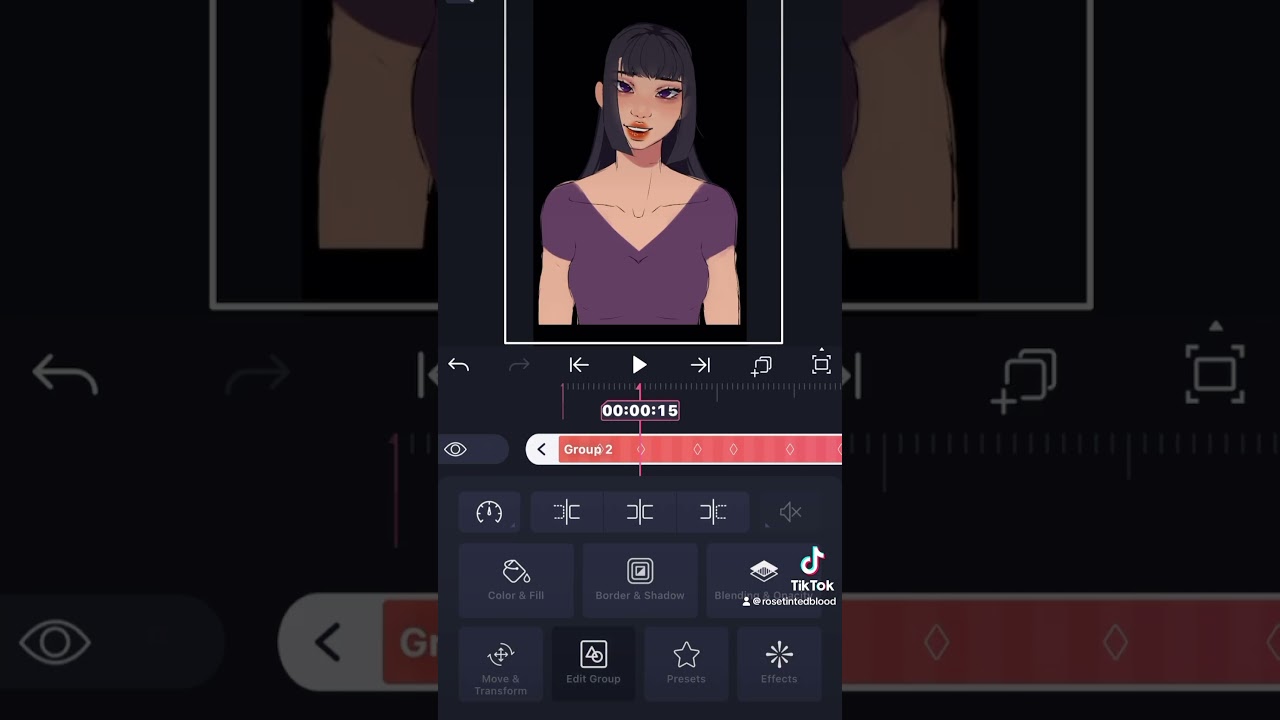 Not even that many layers tbh #animation #digitalart #tweening #alightmotion #edits