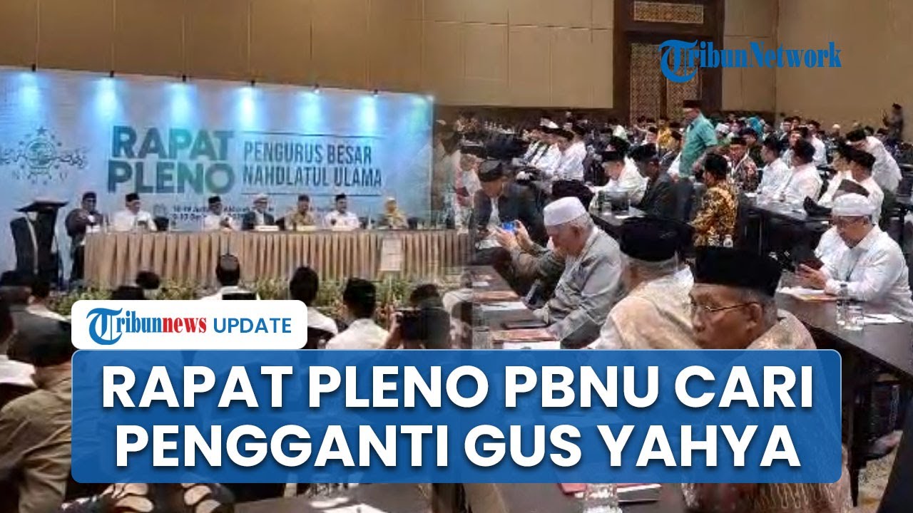 PBNU Gelar Rapat Pleno Syuriyah untuk Cari Penjabat Ketua Umum Pengganti Gus Yahya Cholil