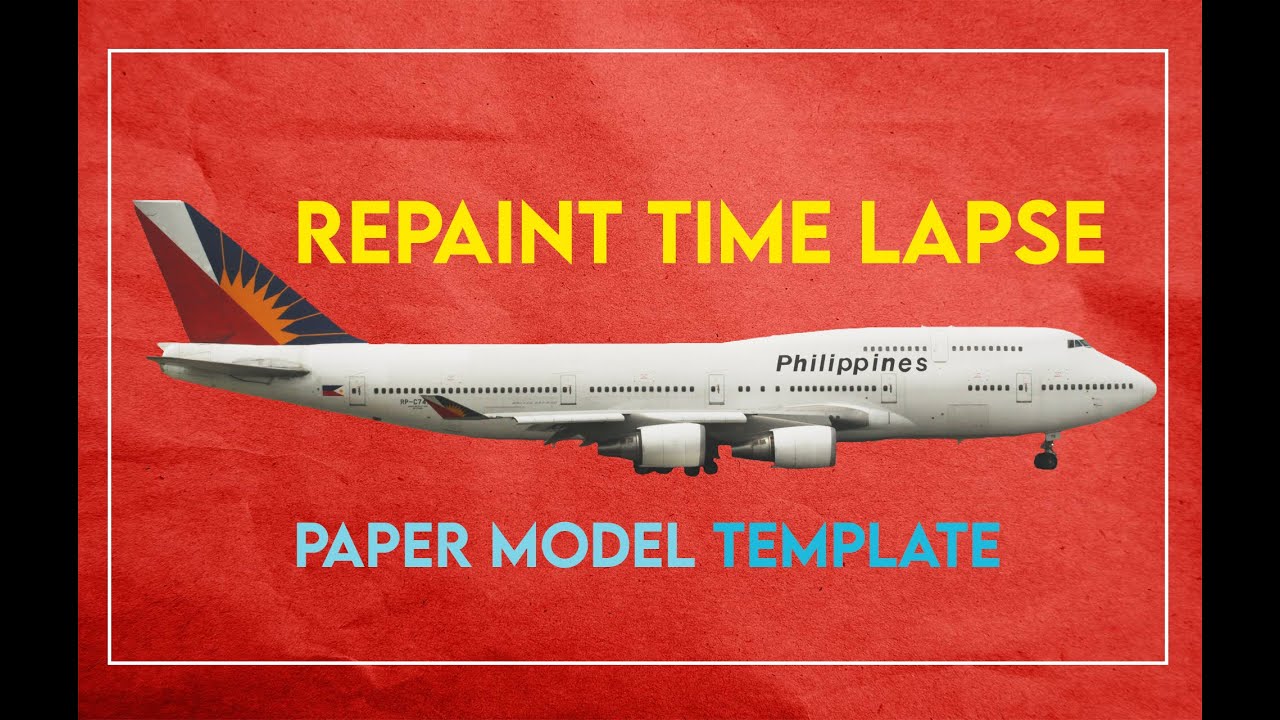 [REPAINT] Philippine Airlines B747 RP-C7473 Repaint Time Lapse