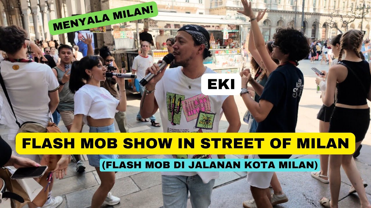 EKI - FLASH MOB IN THE STREET OF MILAN (FEAT KATY DESARIO)