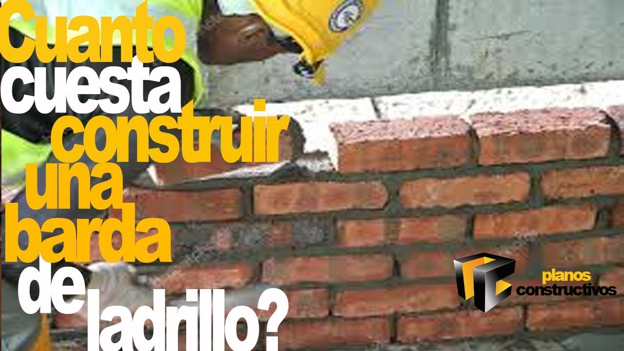 Cuanto cuesta construir un muro de tabique.