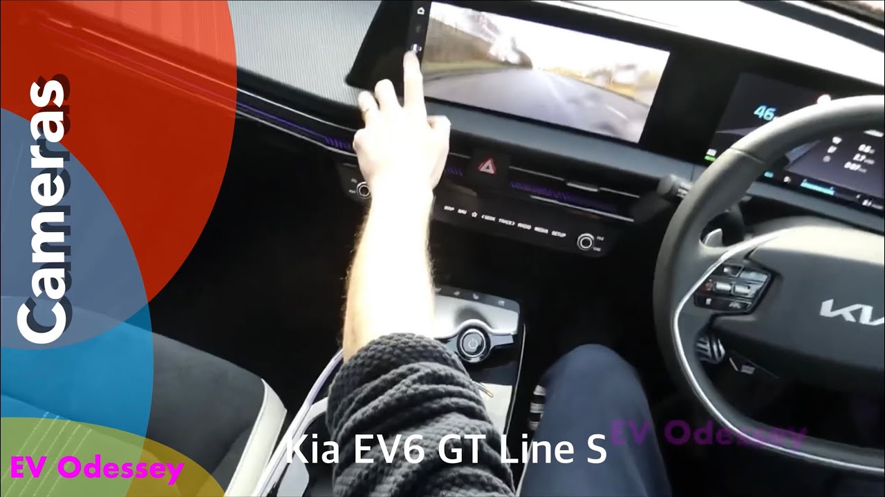 Kia EV6 - How to use front & rear cameras whilst driving