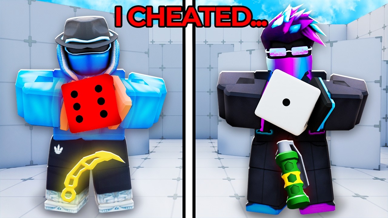Я тайно жульничал против ютуберов&hellip; Они ничего не подозревали (Roblox Rivals)