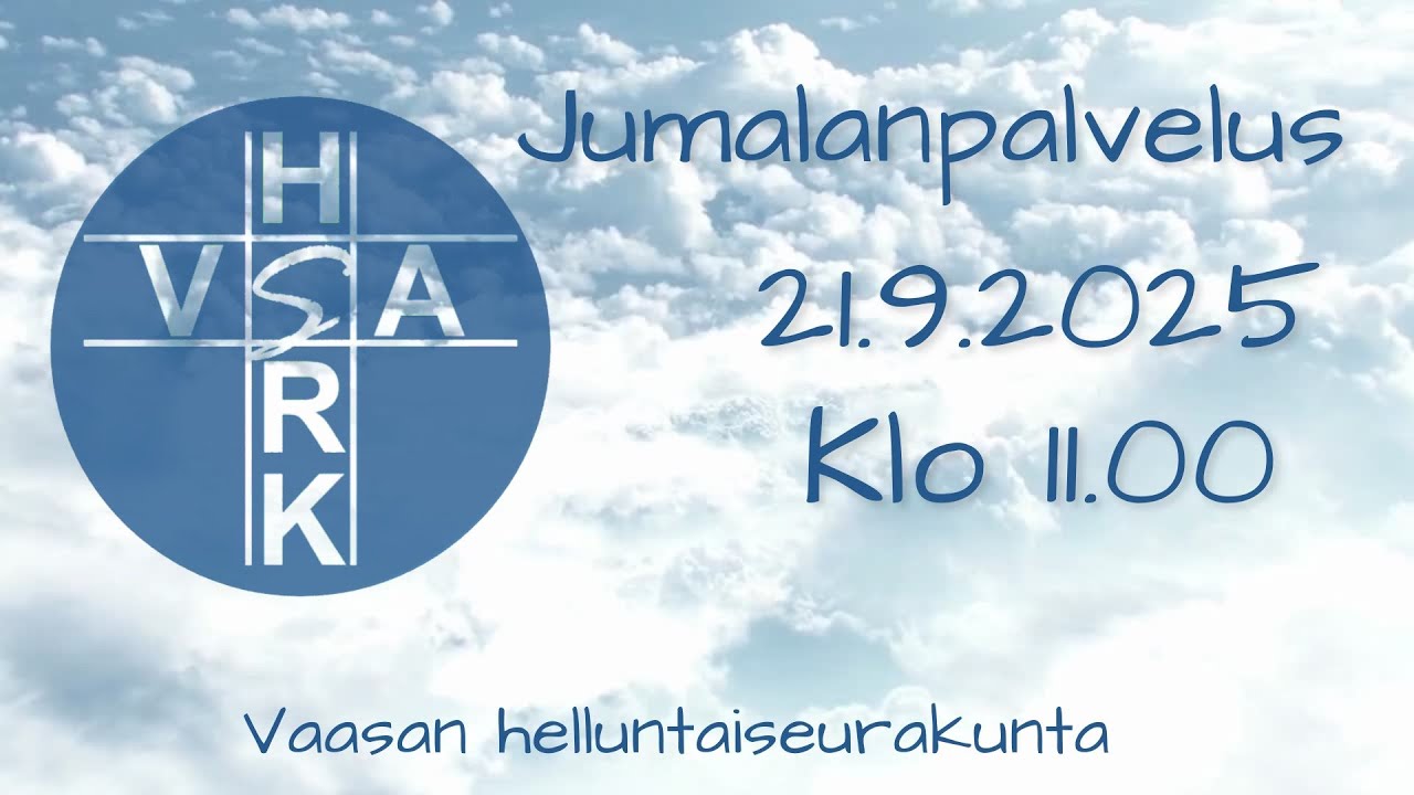 Jumalanpalvelus, 21.9.2025 klo 11