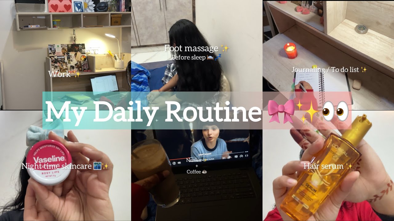 My Daily Routine 👀🎀✨ \\  From Morning to Night 🌇🌃 || VanshikhaKoli ||