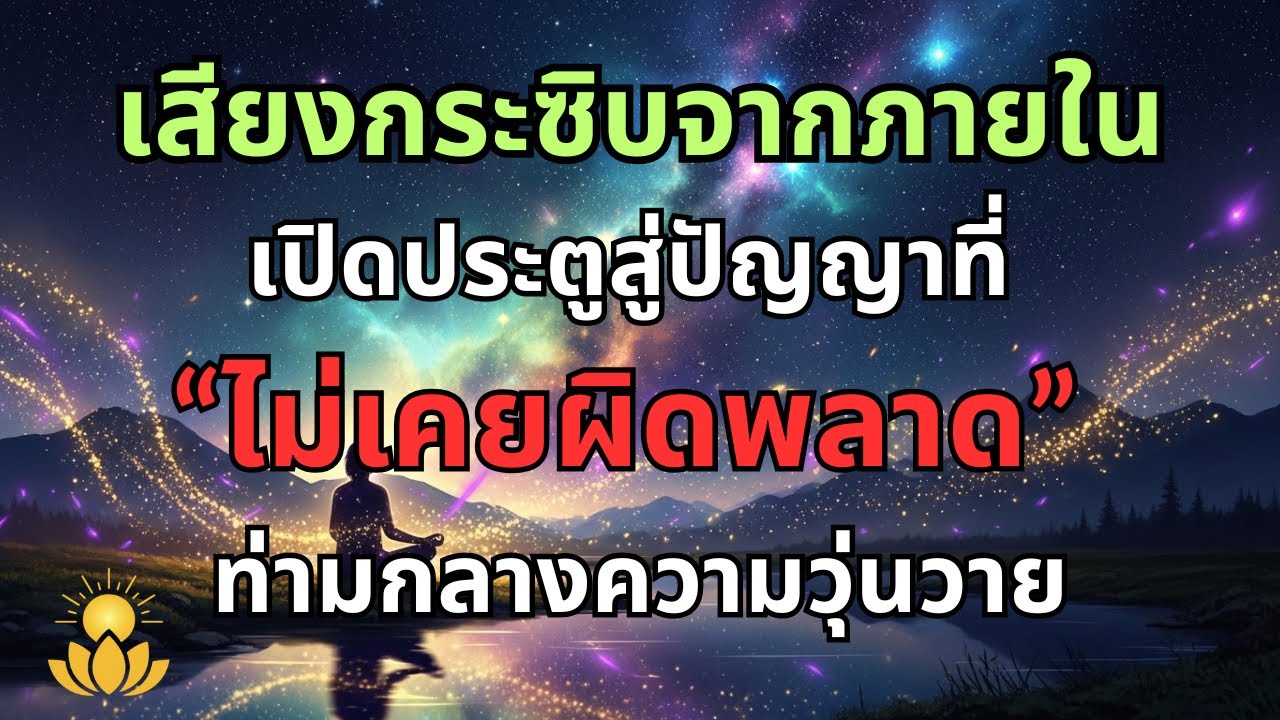 เสียงกระซิบจากภายใน เปิดประตูสู่ปัญญาที่ 