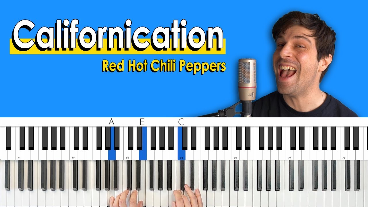 How To Play “Californication” by Red Hot Chili Peppers [Piano Tutorial + Chord Chart]