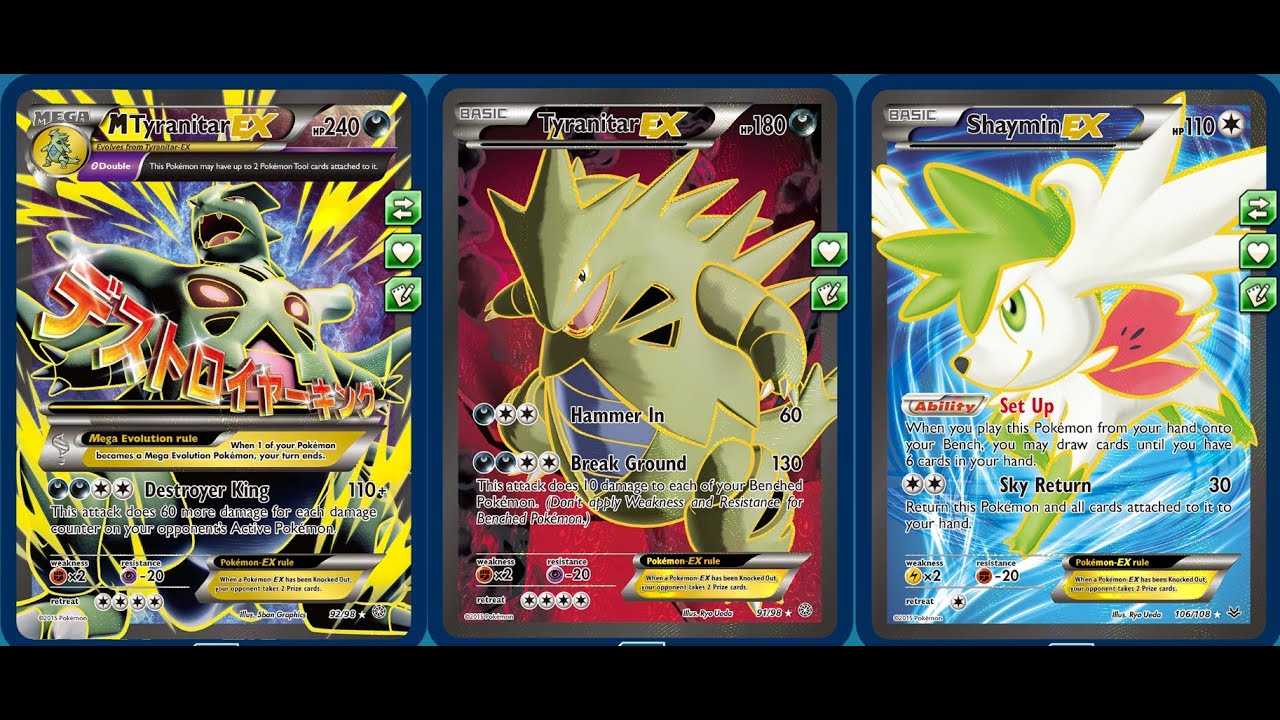 (XY Standard) Mega Tyranitar/Forretress/Sableye Destroyer King Combo