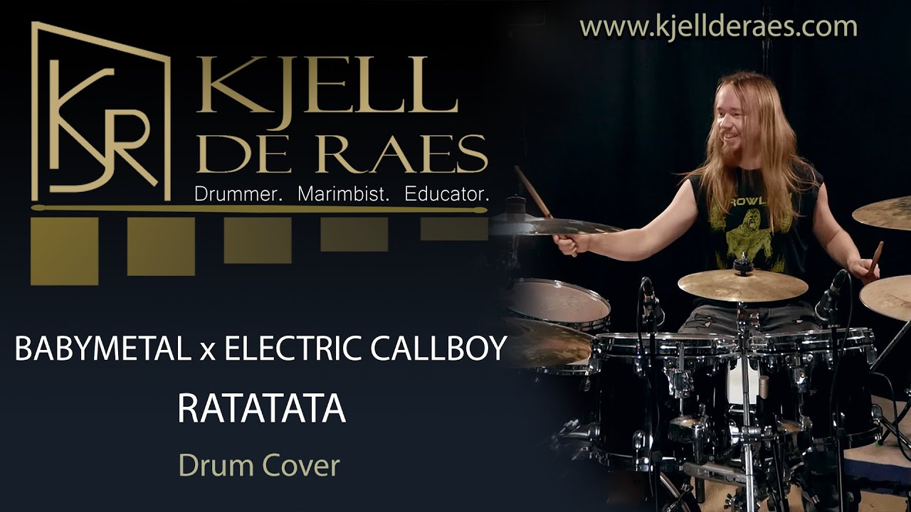 BABYMETAL x ELECTRIC CALLBOY - Ratatata (Drum Cover by Kjell De Raes)