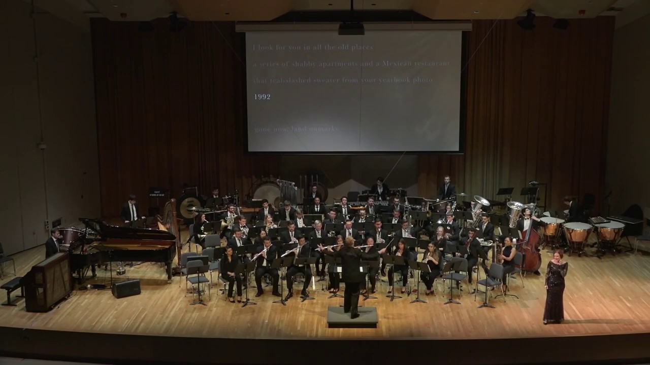 The Frost Wind Ensemble & Lindsay Kesselman perform John Mackey's Places we can no longer go