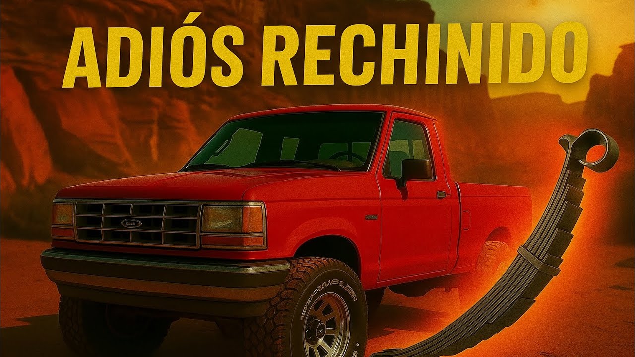 Adiós al rechinido de la suspensión | Ford Ranger 92 – Solución fácil a los muelles