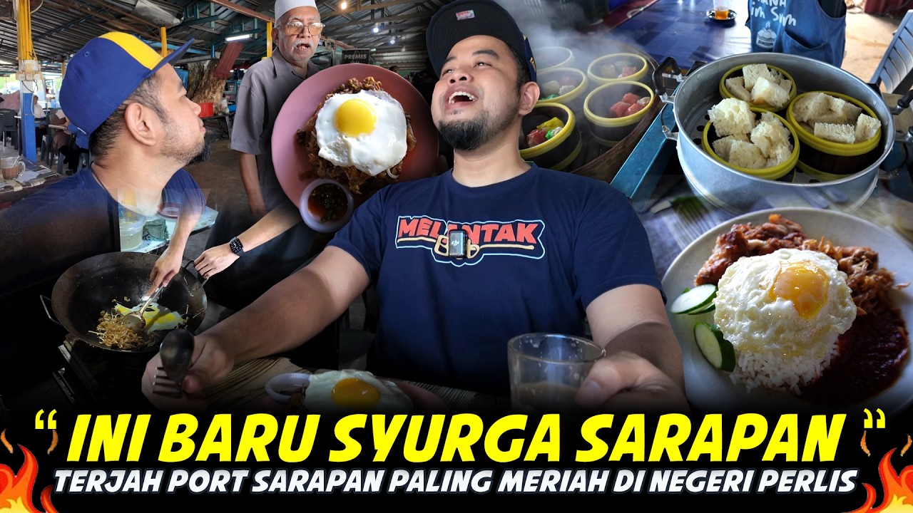 WOW..SEPARUH PENDUDUK PERLIS SARAPAN DISINI..Tak Mahu Balik Lepas Makan Di AL-SAGGOLF CORNER PERLIS