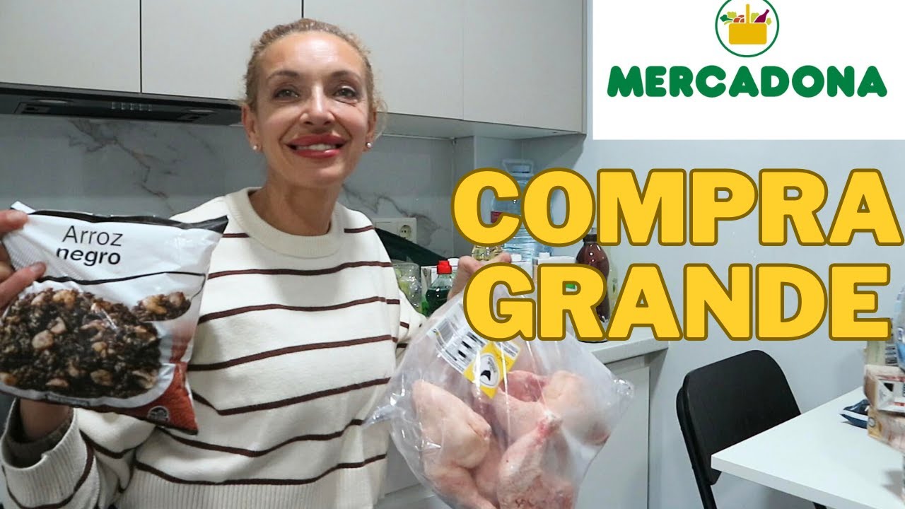 COMPRA GRANDE EN MERCADONA para 4 personas