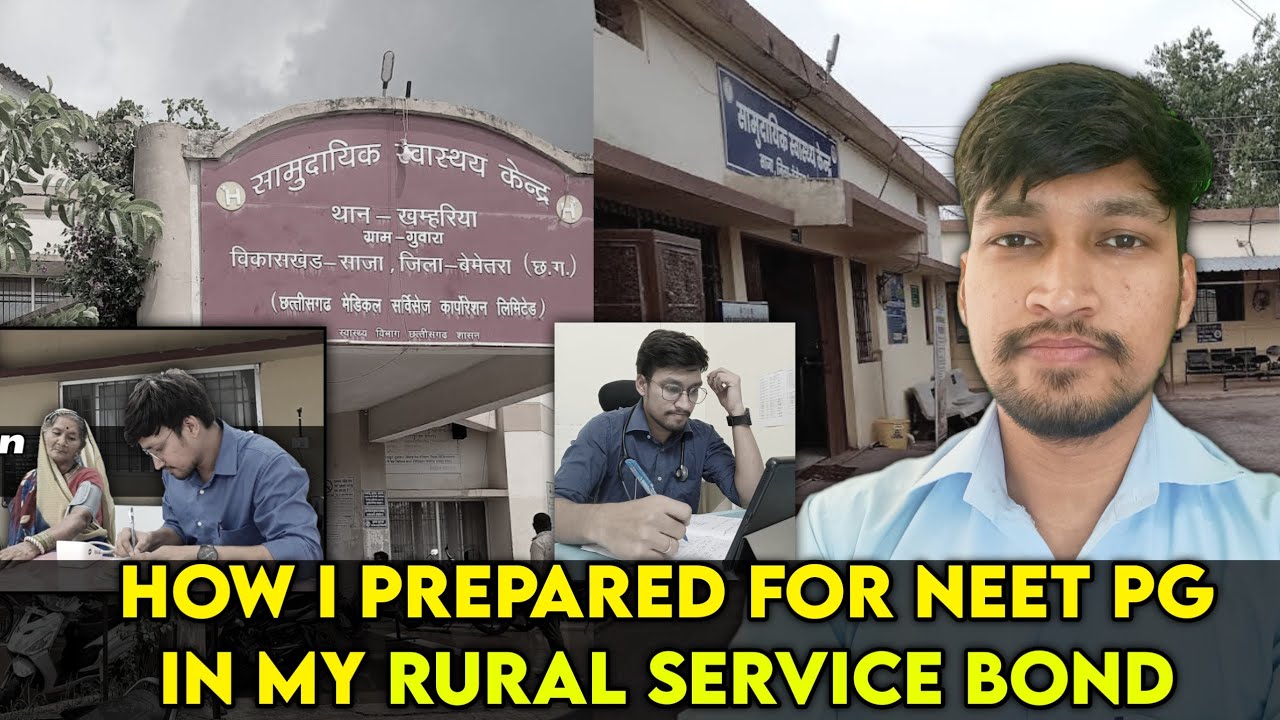 How I studied for NEET PG in my Rural Service Bond | Dr Ashish Sahu Vlogs