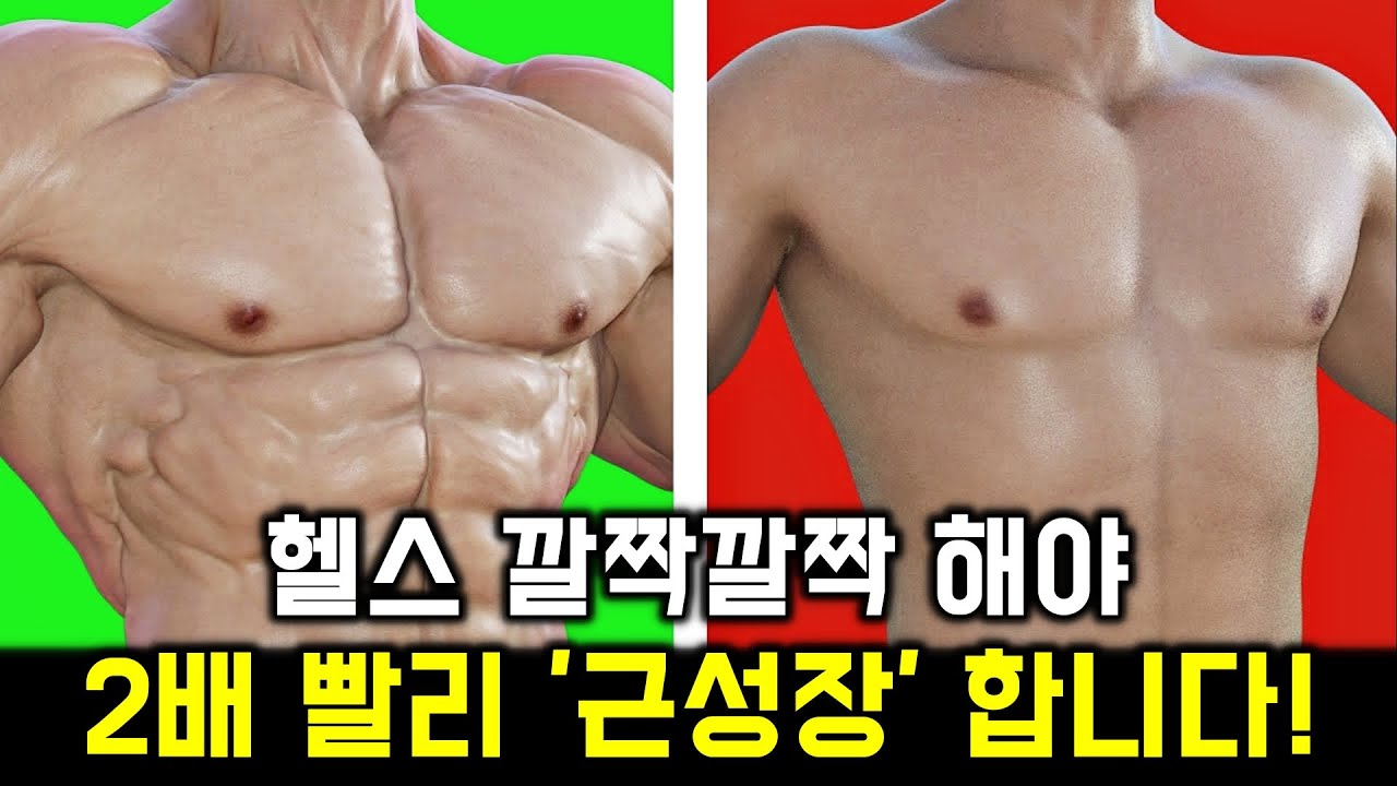 최신 연구로 입증된 ‘근성장’ 2배 빨리 이끌어내는 가장 확실한 방법! (약물 X, 반복횟수 X, 헬린이 필수 시청)