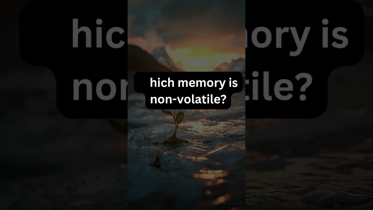 computer MCQ questions with answers || Computer Memory MCQ questions ✅