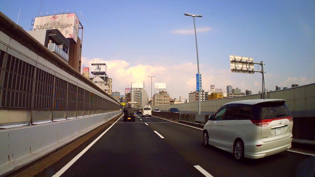 大阪府藤井寺市～西名阪自動車道、阪神高速道路～大阪市淀川区塚本　2020.11.8