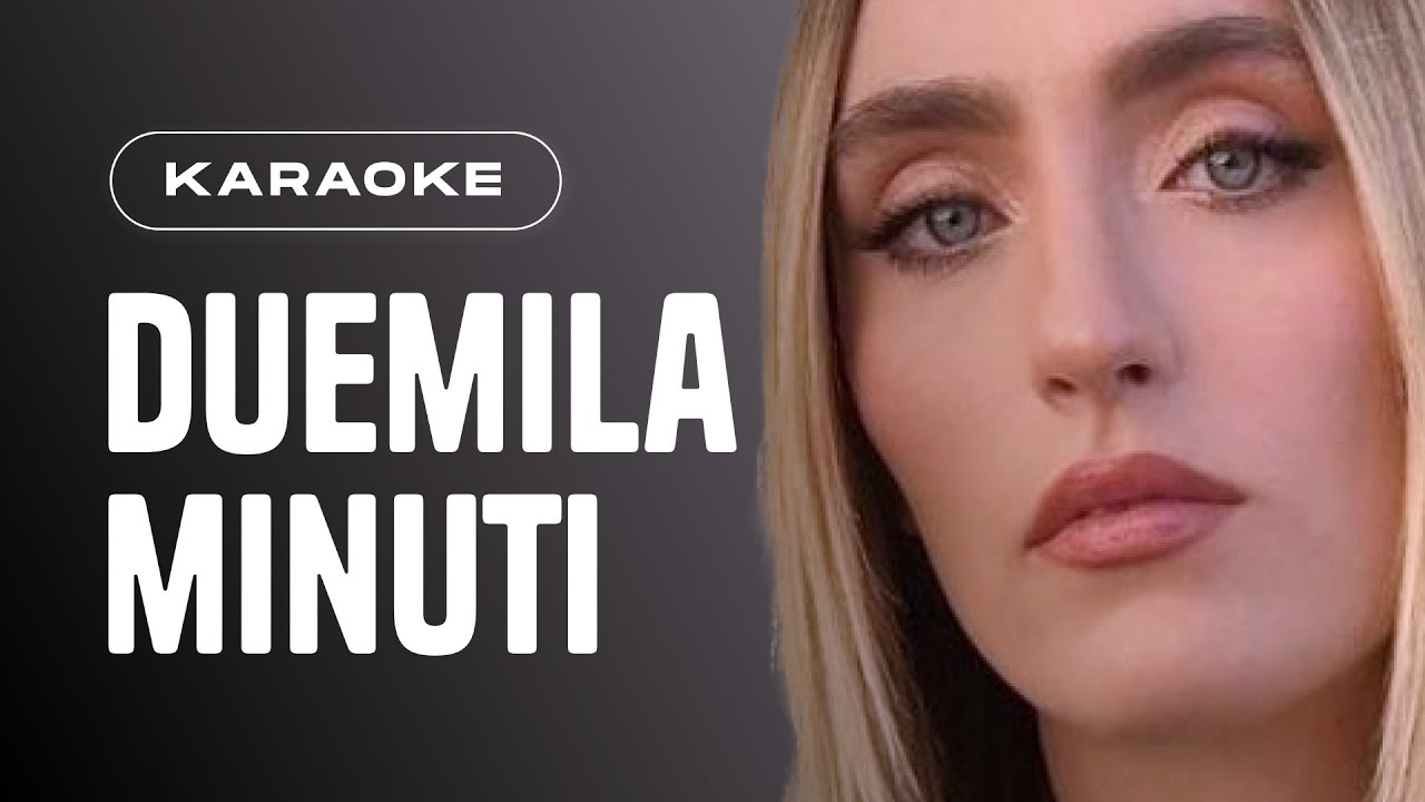 Mara Sattei | Duemilaminuti | SANREMO 2023 // Piano Karaoke con Testo