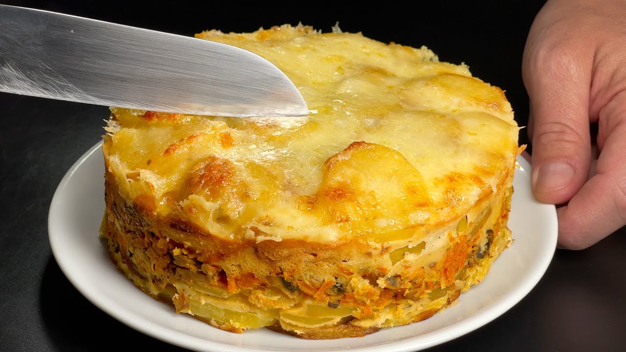 Nur Kartoffeln und 4 Eier! Schnelles Abendessenrezept! Gott, wie lecker!