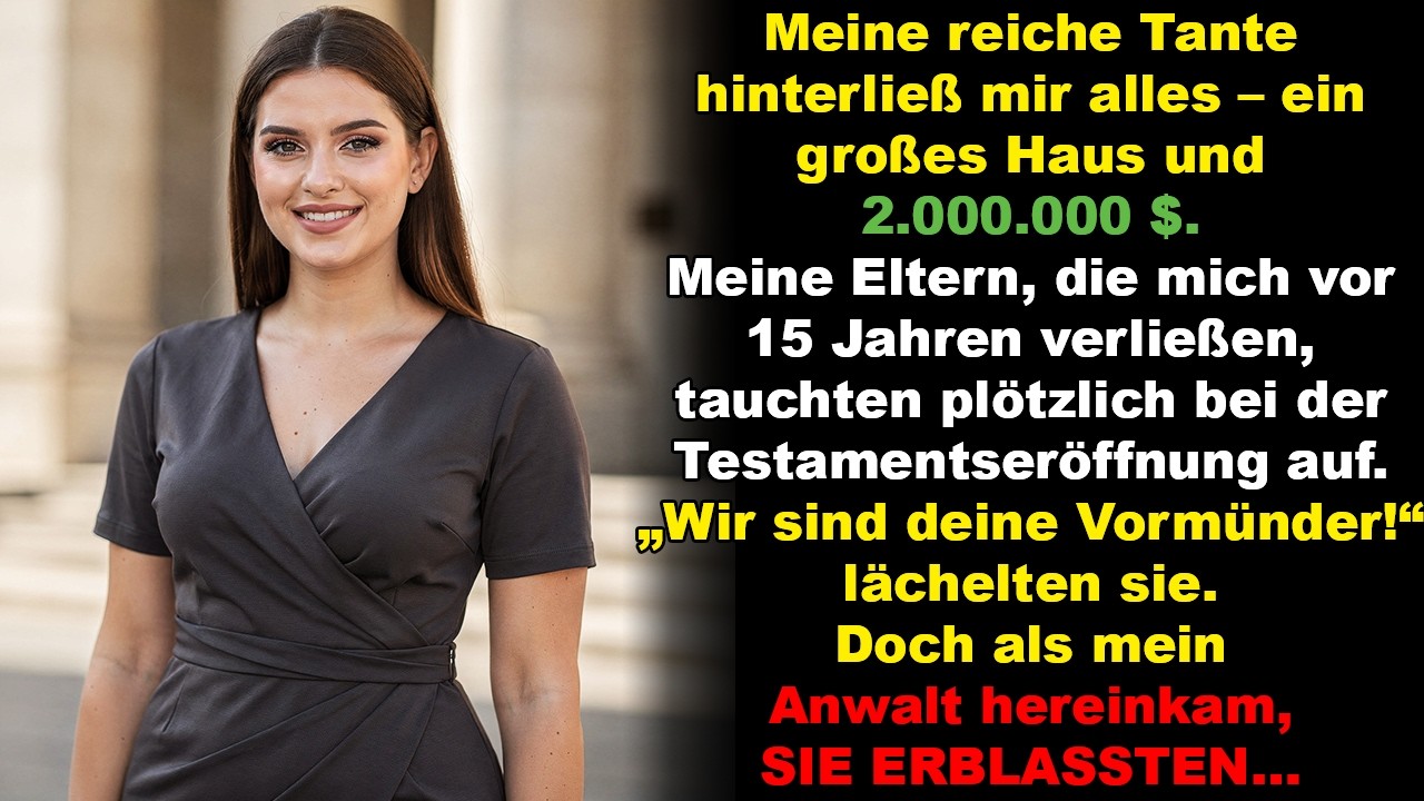 Meine Familie ließ mich 15 Jahre allein — bis sie zurückkam, als meine reiche Tante mir alles gab...