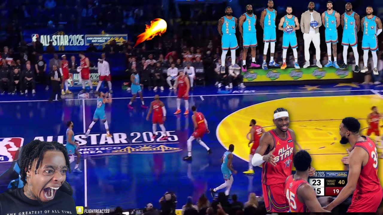 FlightReacts To The FULL 2025 Official NBA All-Star Game!