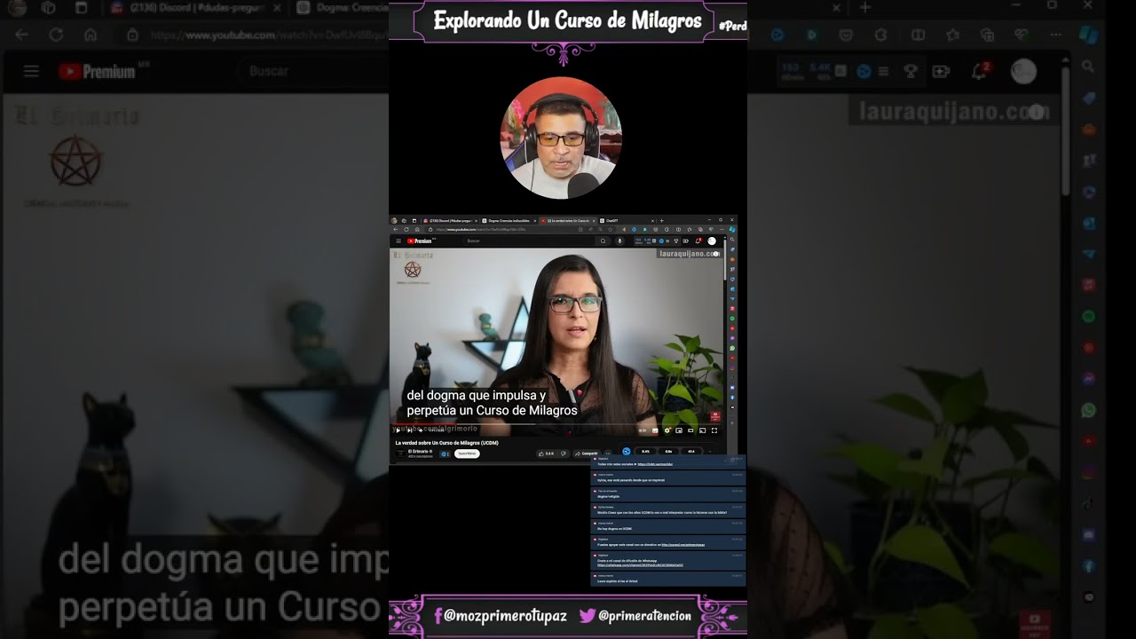 🚨 ¡Alerta! Curso de Milagros Bajo la Lupa 📖👀 | CRÍTICA  a la crítica de Laura Quijano