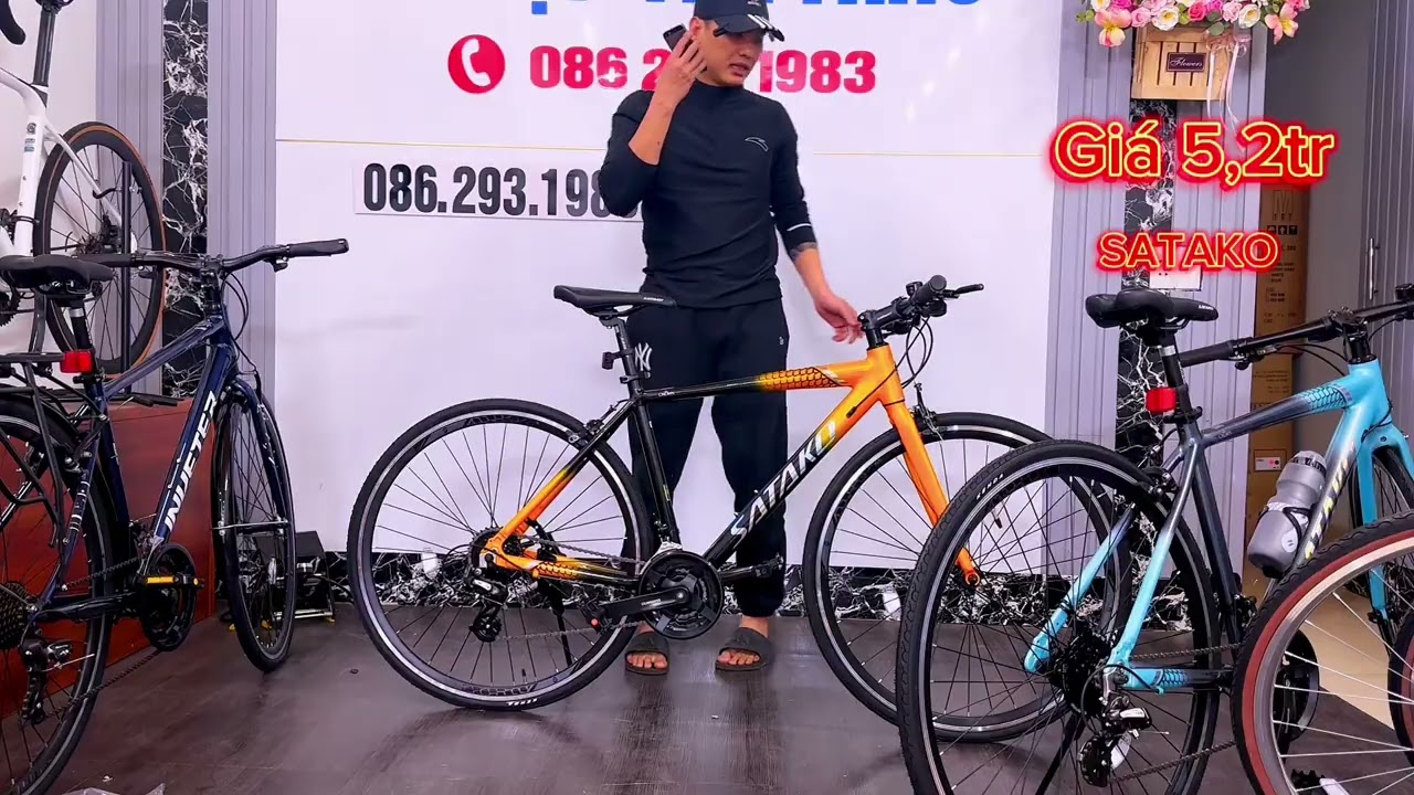 MẪU MỚI XE ĐẠP NHẬT MỚI SATAKO CỰC ĐẸP RẺ HƠN XE ĐẠP NHẬT BÃI VT bike BẮC GIANG