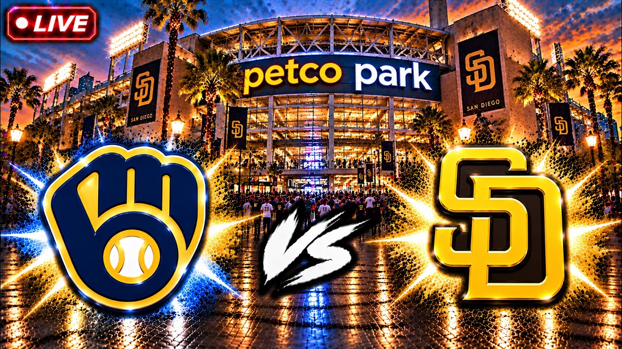 San Diego Padres vs Milwaukee Brewers LIVE | MLB Live Scoreboard & Play-by-Play