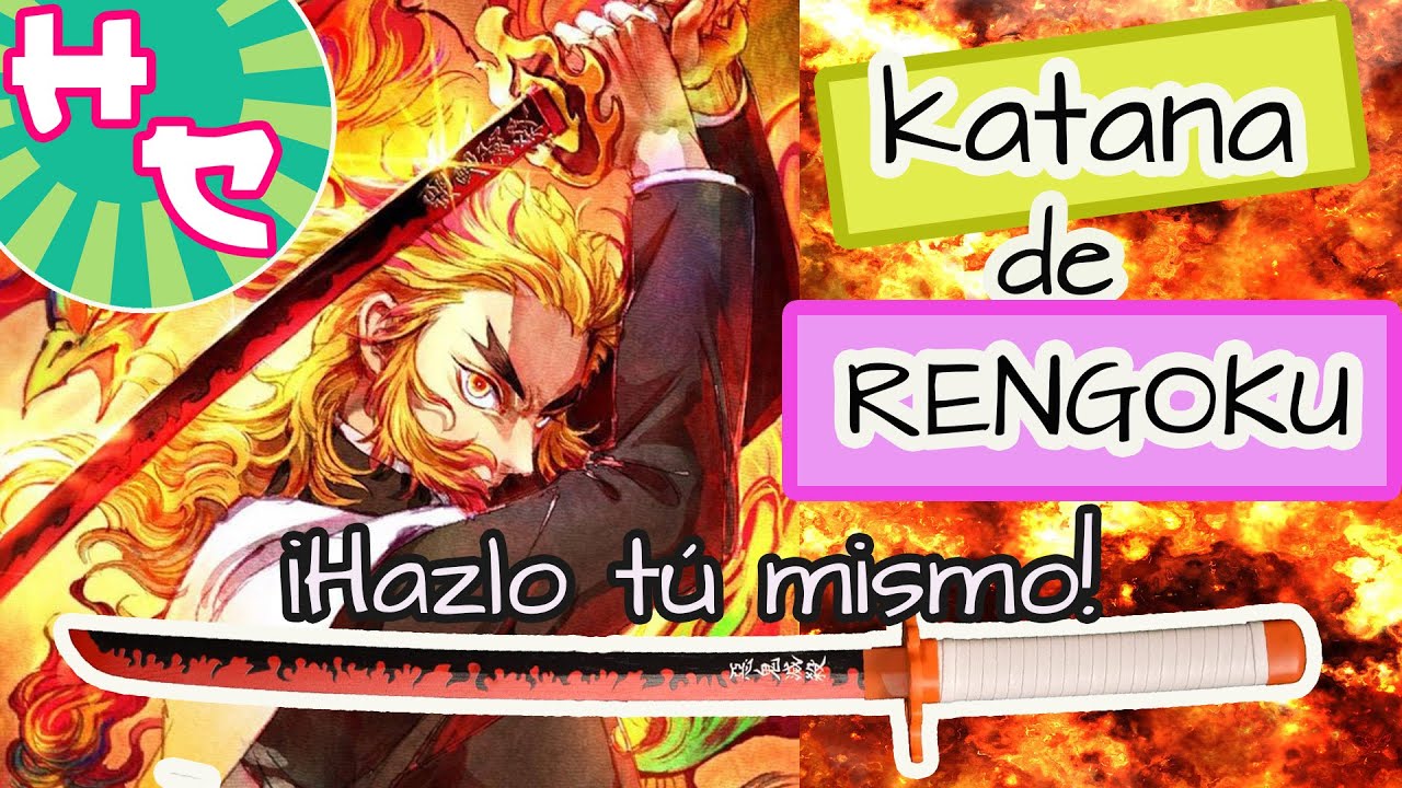 KATANA de RENGOKU - Tutorial completo - Plantillas GRATIS!!!!