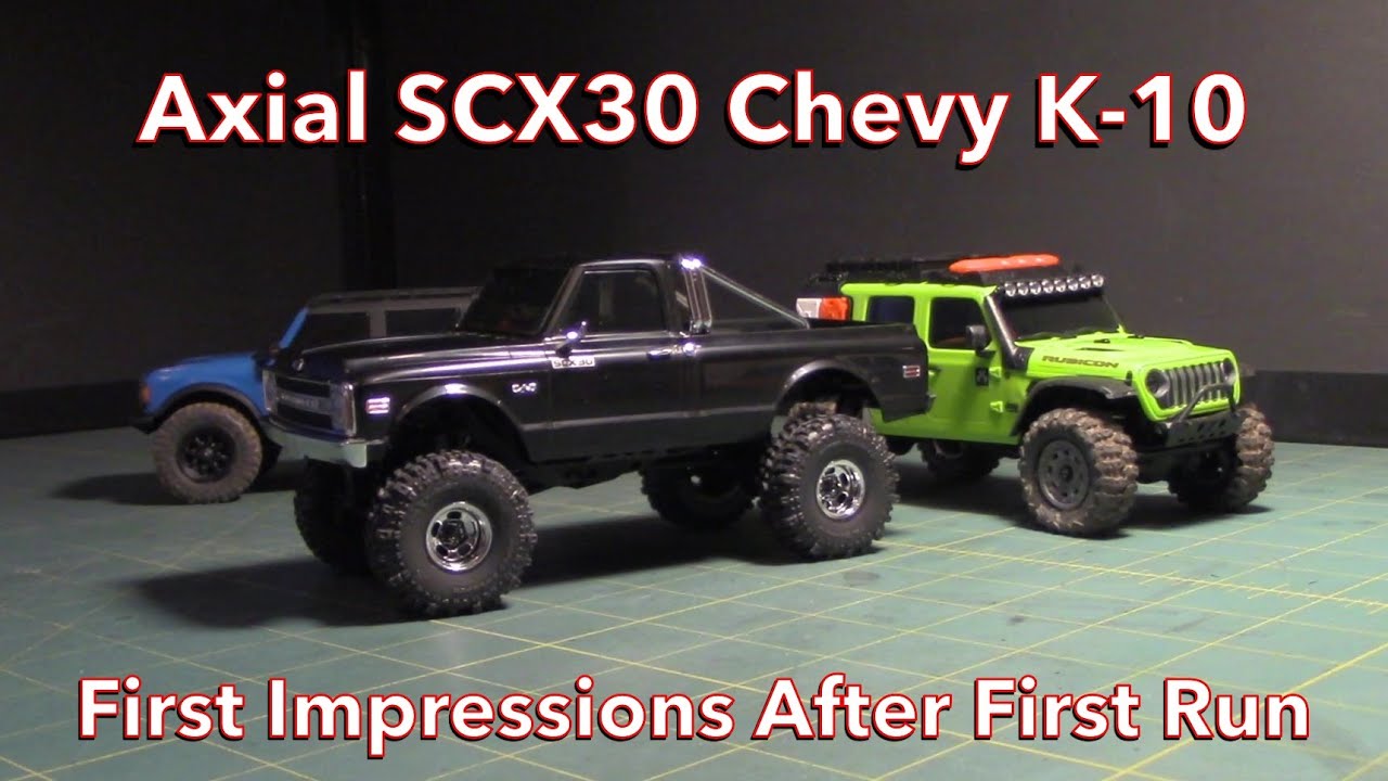 Axial SCX30 Chevy K-10: Первые впечатления после первого заезда