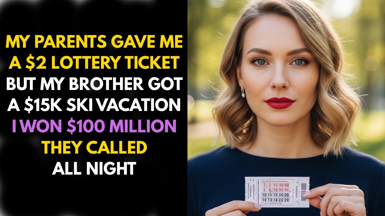 On Thanksgiving, My Parents Gave Me A $2 Lottery Ticket And My Sister A Cruise Package—I Won $100M