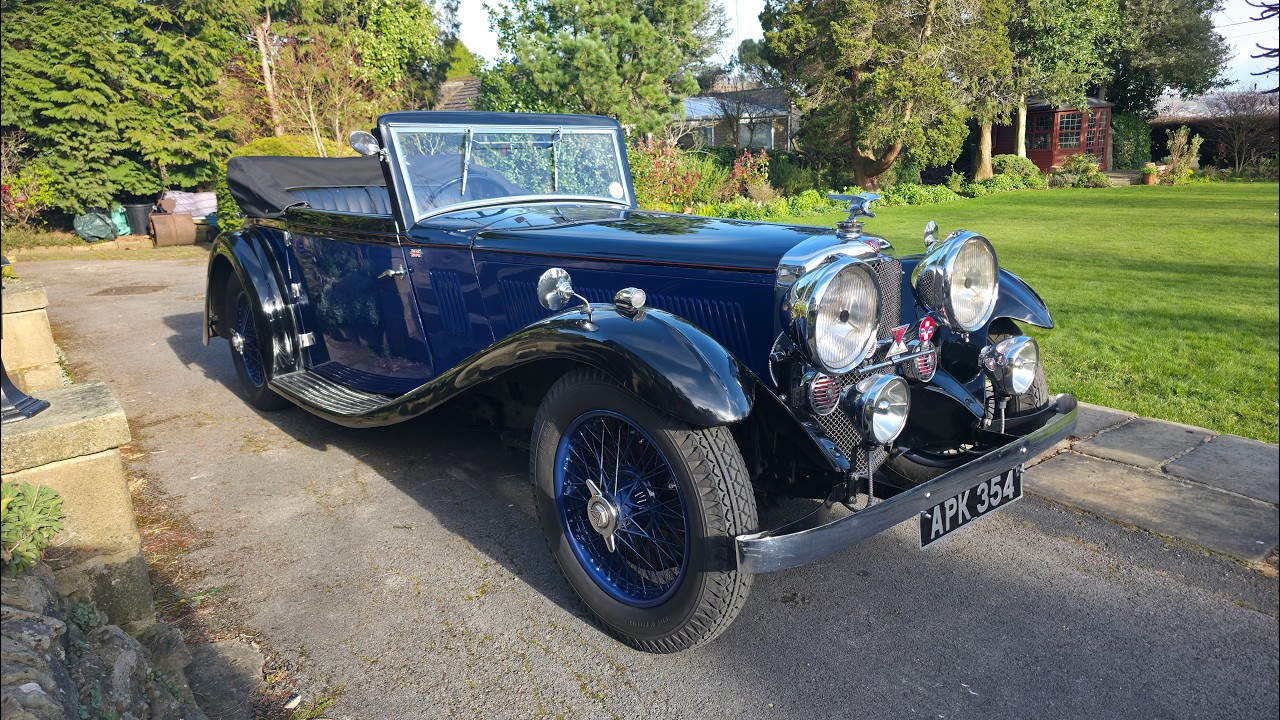 ALVIS SPEED 20 SB - 1933 Vanden Plas - Original Show Car