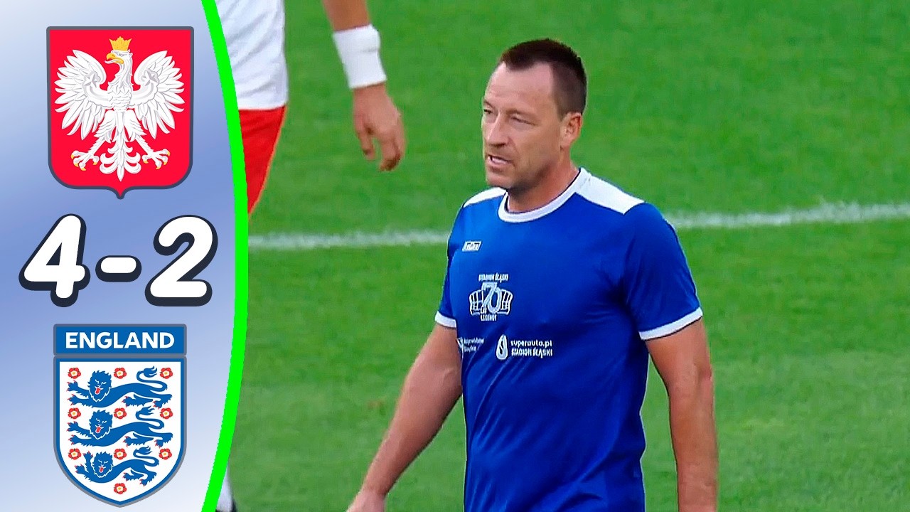 Poland Legends - England Legends 4:2 - All Goals & Highlights | Emile Heskey Super Goal